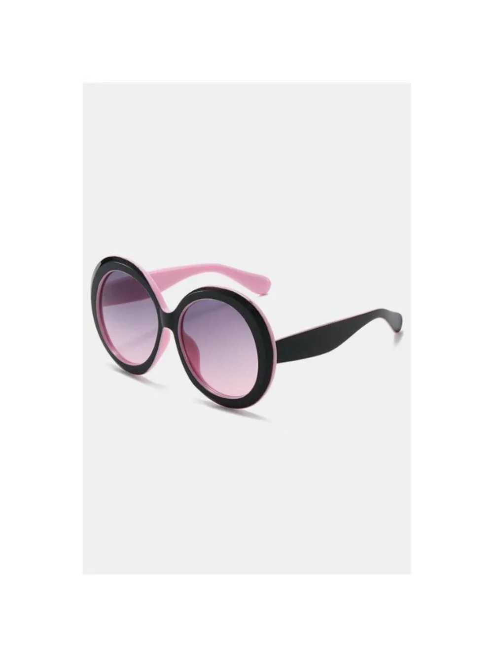 Oversized Round Frame Fashion Sunglasses